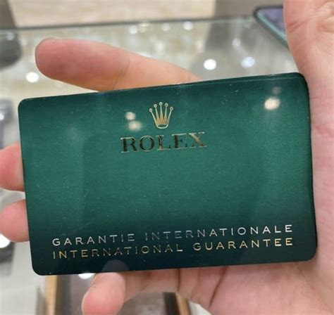 ho perso la garanzia rolex|rolex warranty card.